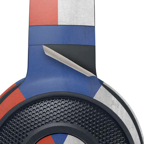 Czech Republic Flag Distressed Razer Kraken X Skin